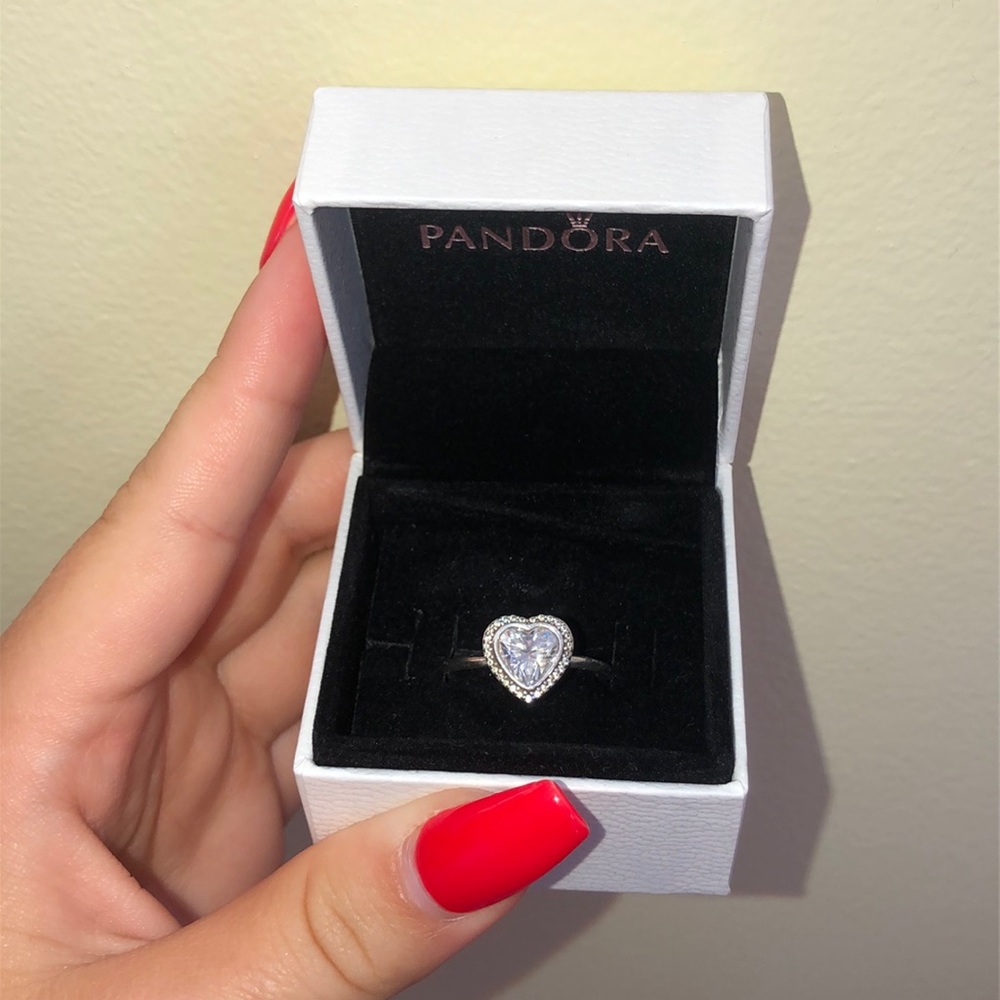 Pandora Love Heart Ring Size 7